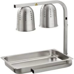 Commercial Food Warmer 2 Heating Lamps GN1/1 | Adexa WL550