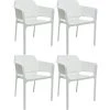 4pcs Bistro Dining Chair Plastic White | Adexa WW083W -Cheap Adexa Store WW035WHITE 1200x1200 1