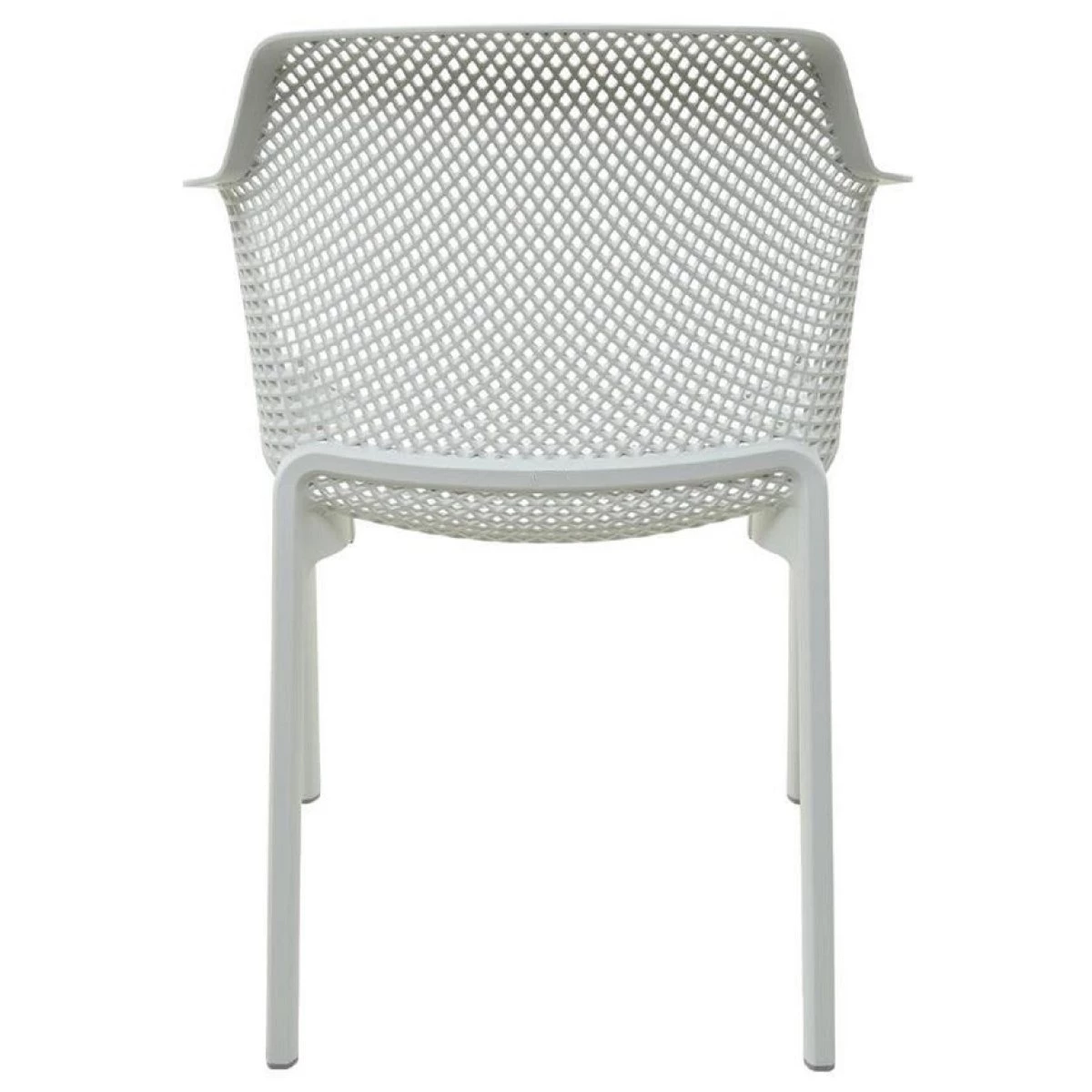 4pcs Bistro Dining Chair Plastic White | Adexa WW083W 6 4pcs Bistro Dining Chair Plastic White | Adexa WW083W - Image 4