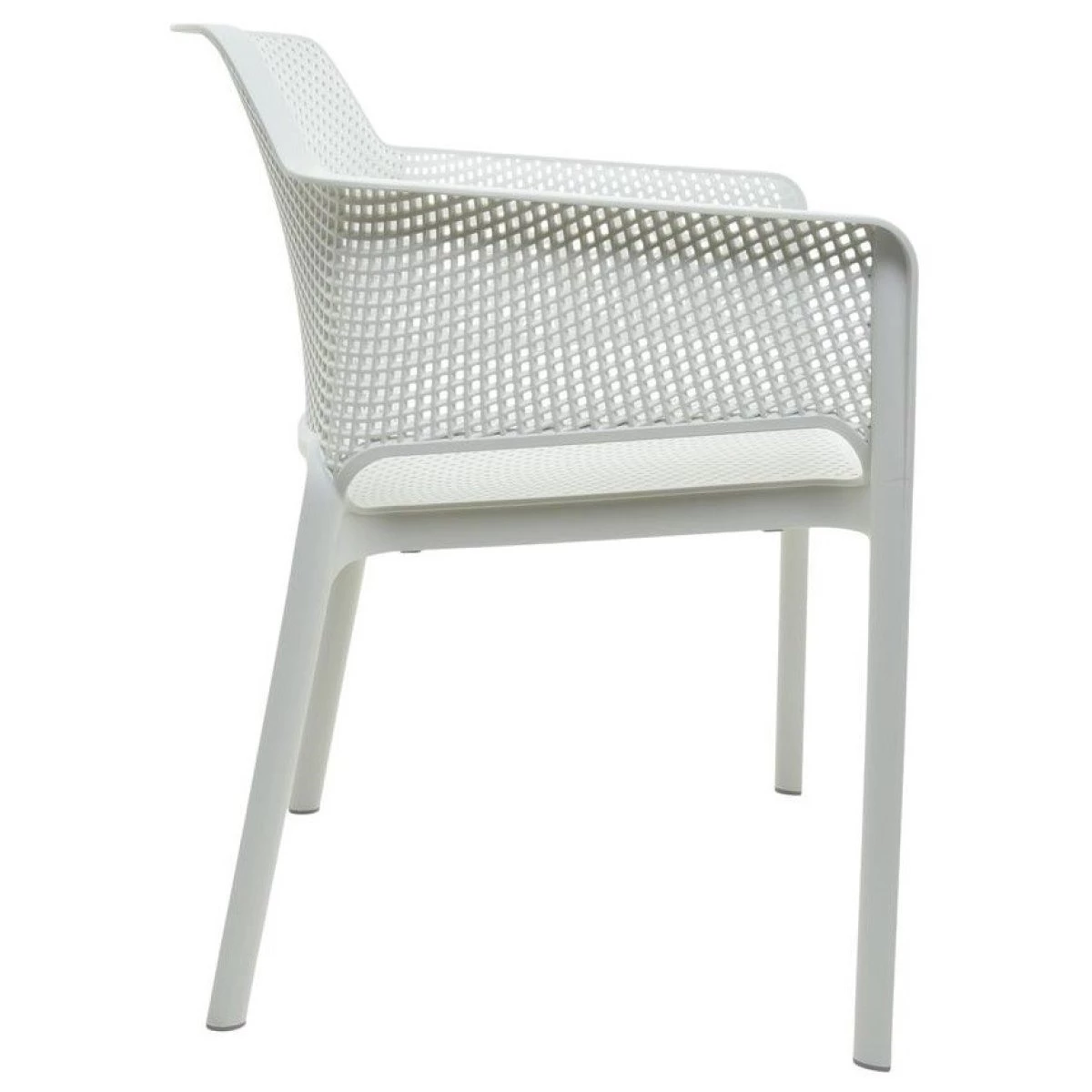 4pcs Bistro Dining Chair Plastic White | Adexa WW083W 7 4pcs Bistro Dining Chair Plastic White | Adexa WW083W - Image 5