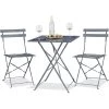Folding Bisto Set Table & 2 Chairs Grey | Adexa WW178GREY -Cheap Adexa Store WW178GREY 1200x1200 1