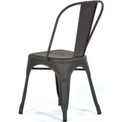 4pcs Bistro Dining Chair Steel Dark Grey Indoors | Adexa WW60G -Cheap Adexa Store WW60G 2 1200x1200 1