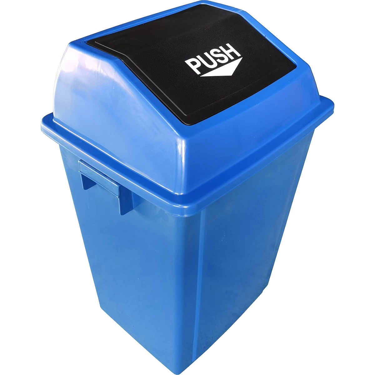 Square Push Lid Bin 40 Litres Blue | Adexa XDL40B2BLUE 3 Square Push Lid Bin 40 Litres Blue | Adexa XDL40B2BLUE
