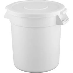 Waste Bin With Lid 40 Litres White | Adexa XDW005
